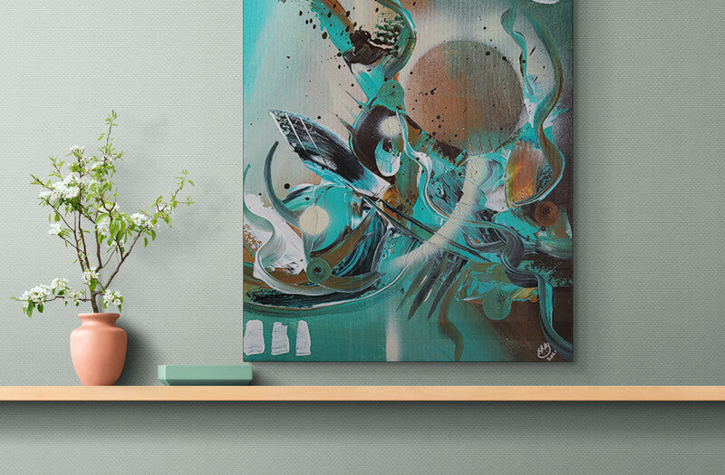 Viridescent Veil Original Art Work