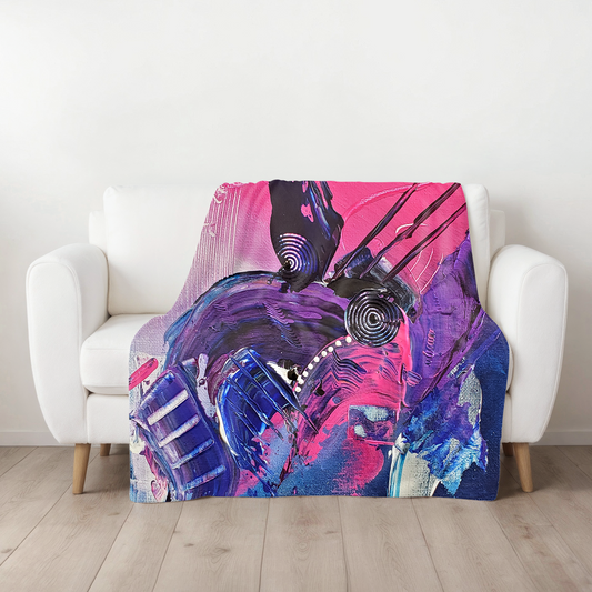 Purple Haze Minky Blanket