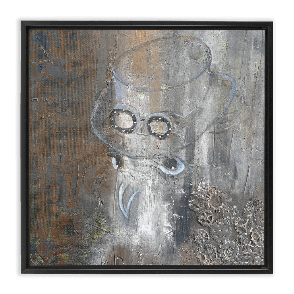 Mr.Who Framed Canvas Wraps