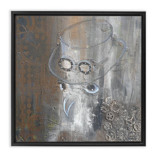 Mr.Who Framed Canvas Wraps