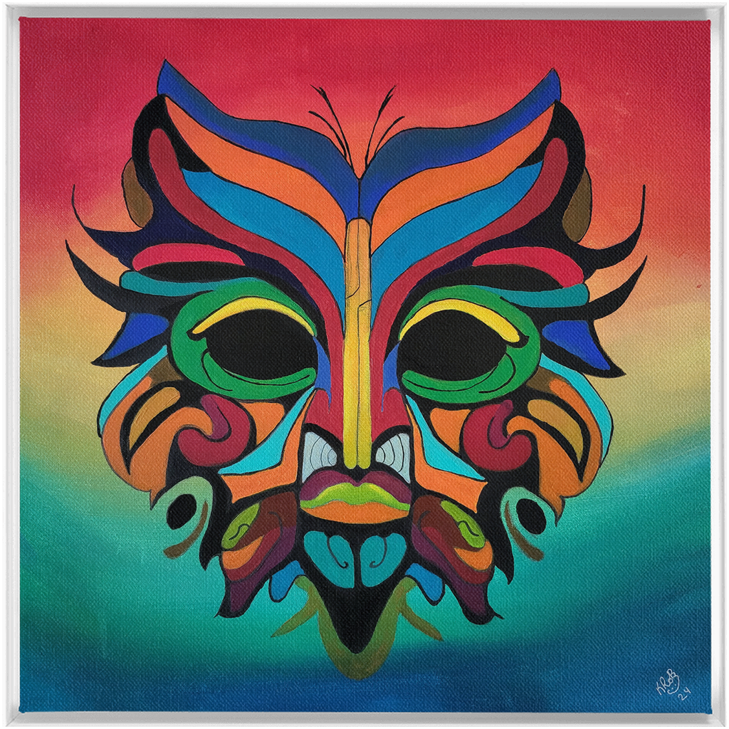 Sun-Da Framed Traditional Stretched Canvas