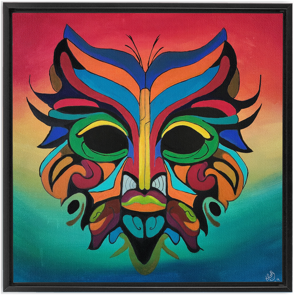 Sun-Da Framed Traditional Stretched Canvas