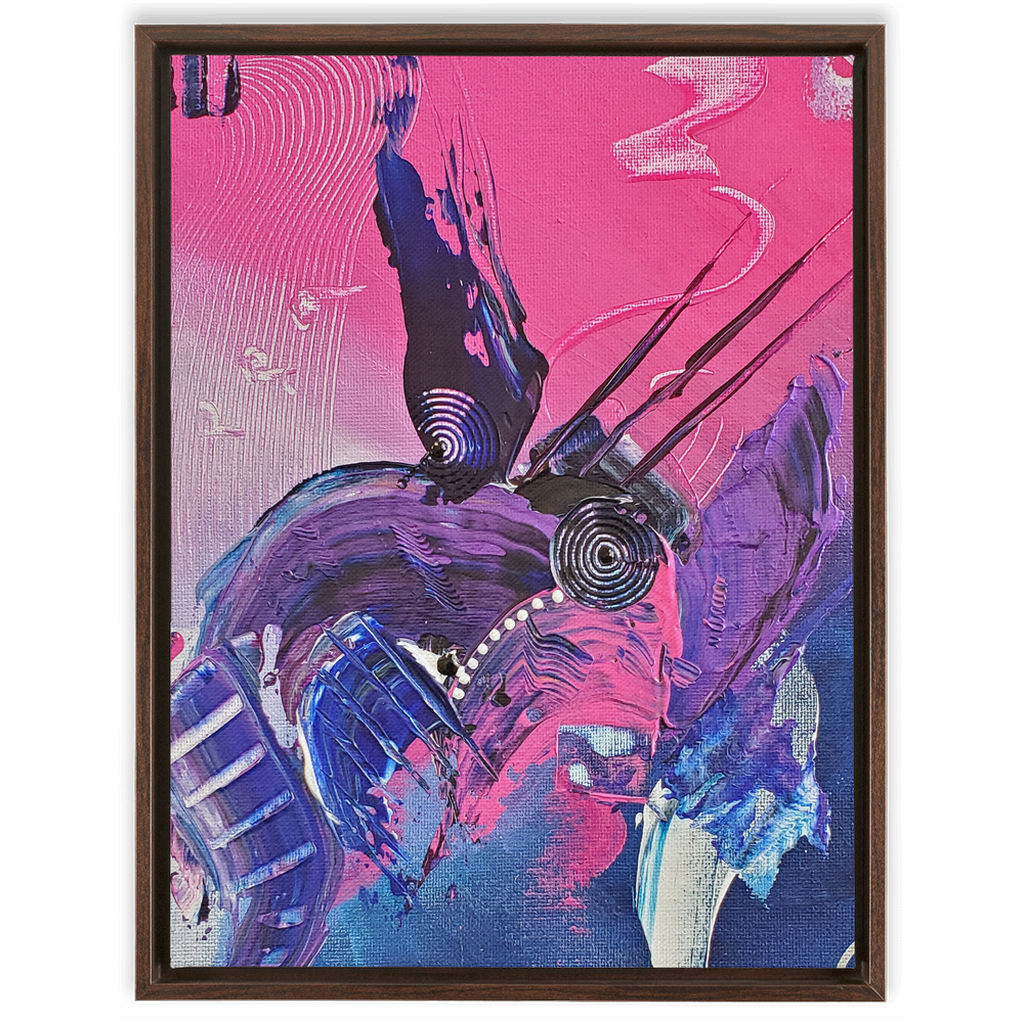 Purple Haze Framed Canvas Wraps