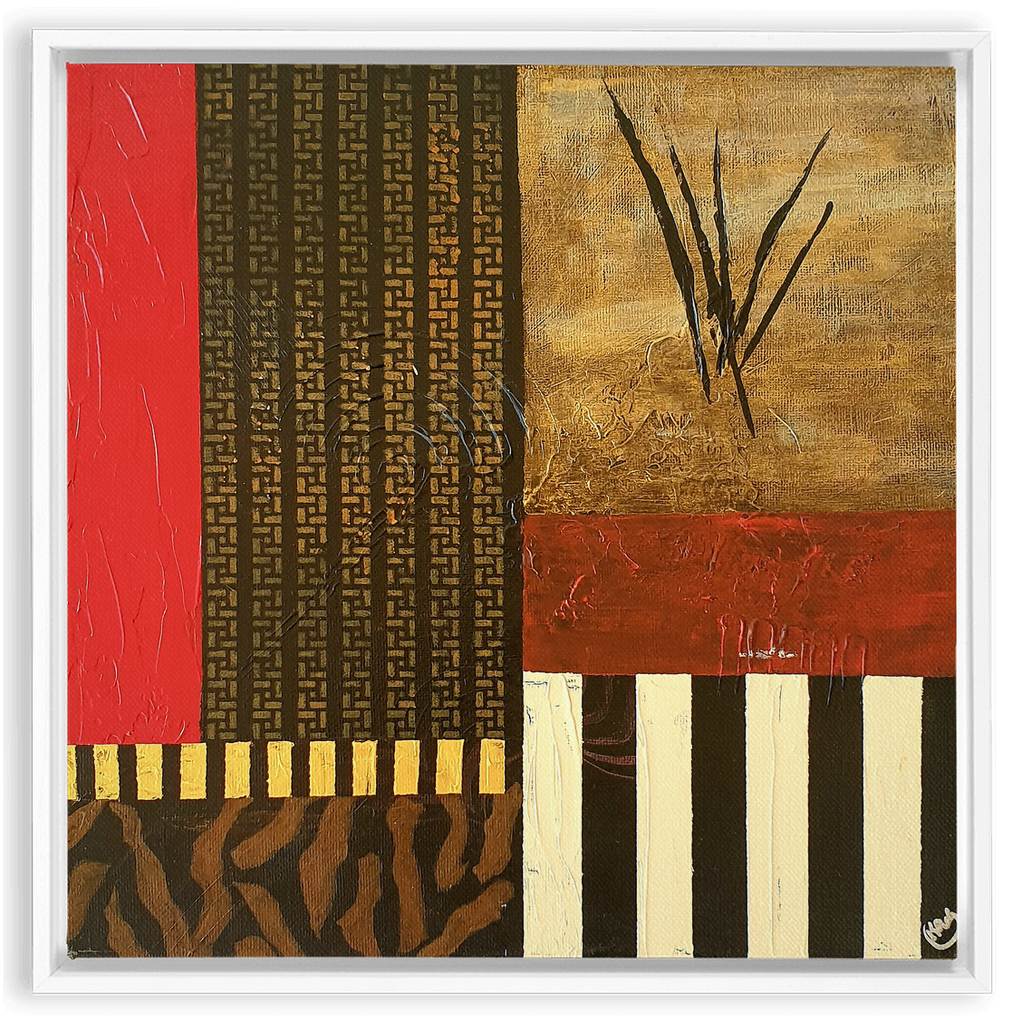 Śānti Framed Canvas Wraps