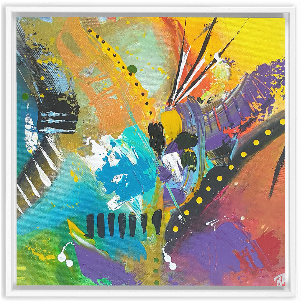 MardiGraz Framed Canvas Wraps