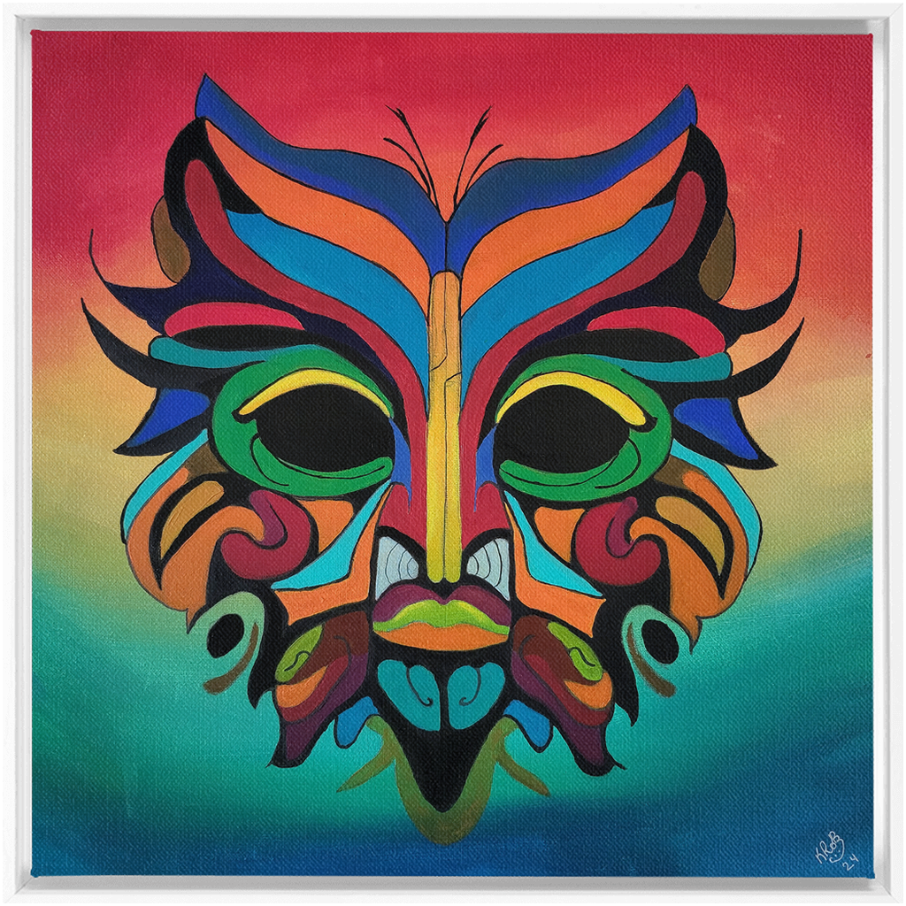 Sun-Da Framed Traditional Stretched Canvas