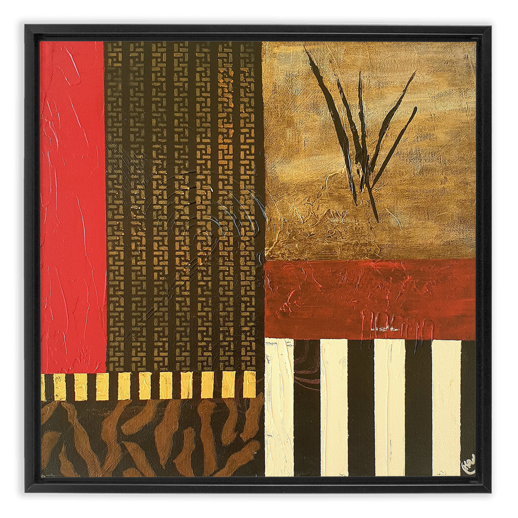 Śānti Framed Canvas Wraps