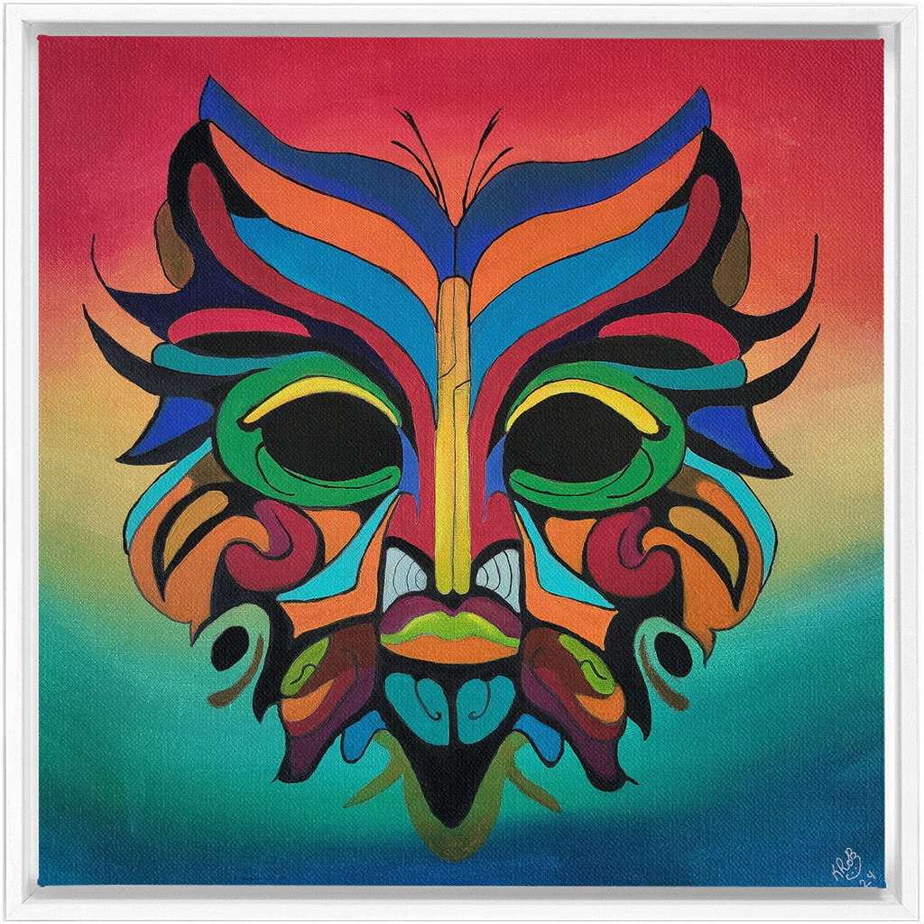 Sun-Da Framed Traditional Stretched Canvas