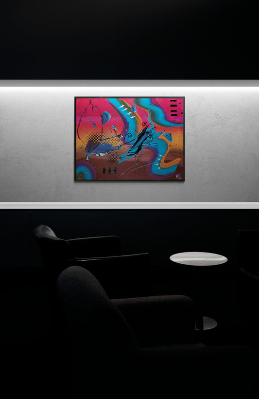 Hypnotic Stream Original Artwork
