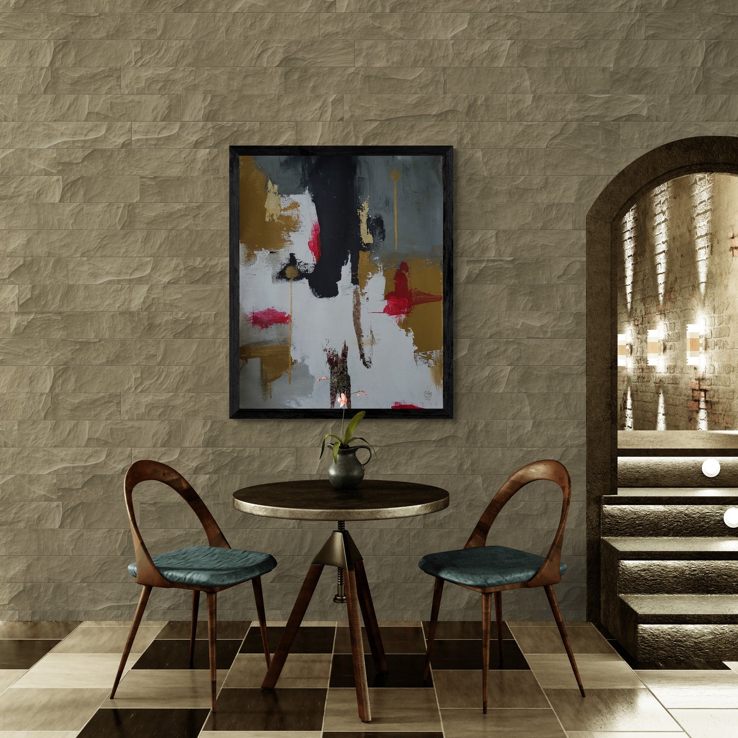 Opulent Blaze Original Artwork