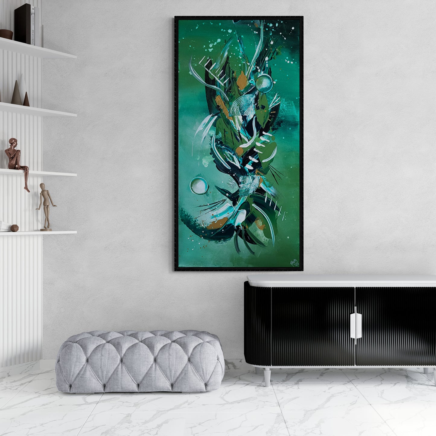 Emerald Serenade Original Artwork