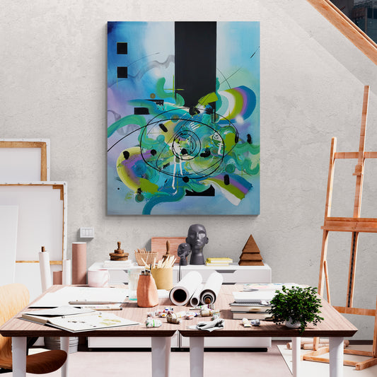 Kinetic Echoes Original Artwork