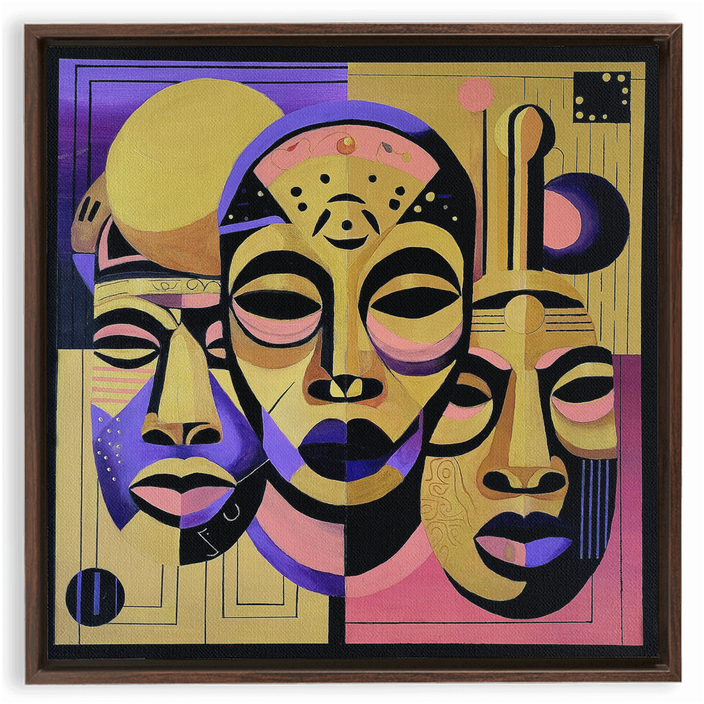 Maasai Framed Canvas Wraps