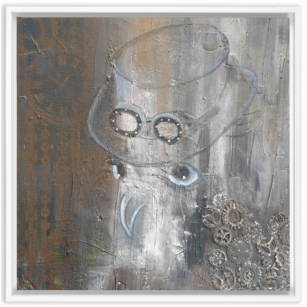 Mr.Who Framed Canvas Wraps