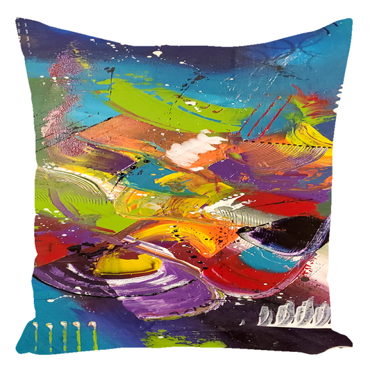 "The Celebration of Life II" Throw Pillows