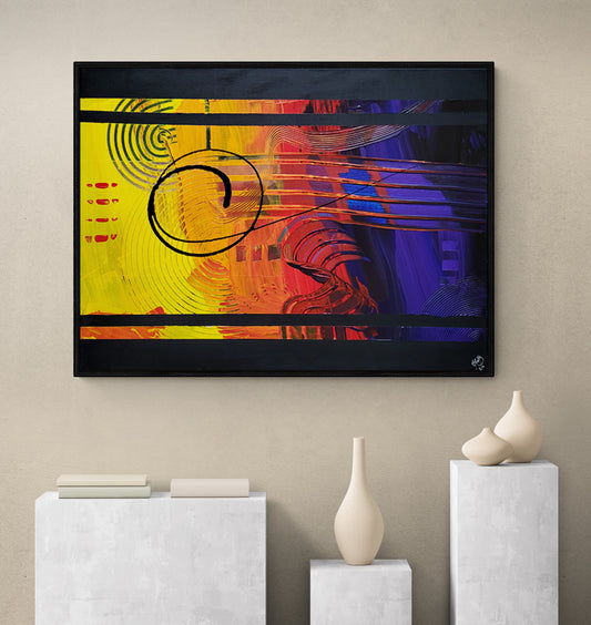 Rhythmic Radiance Original Artwork