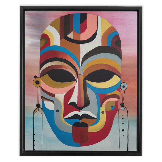 Zulu Framed Traditional Stretched Canvas