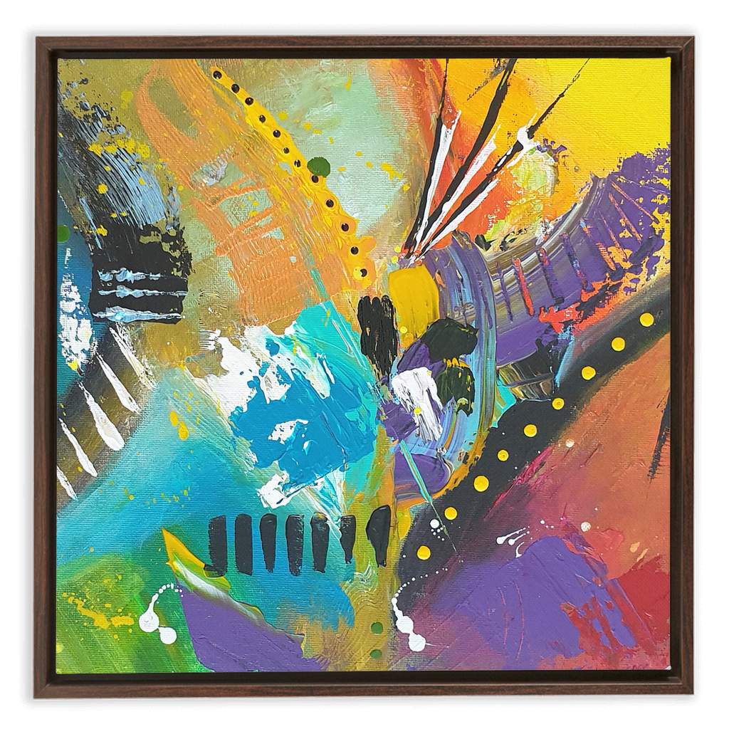 MardiGraz Framed Canvas Wraps