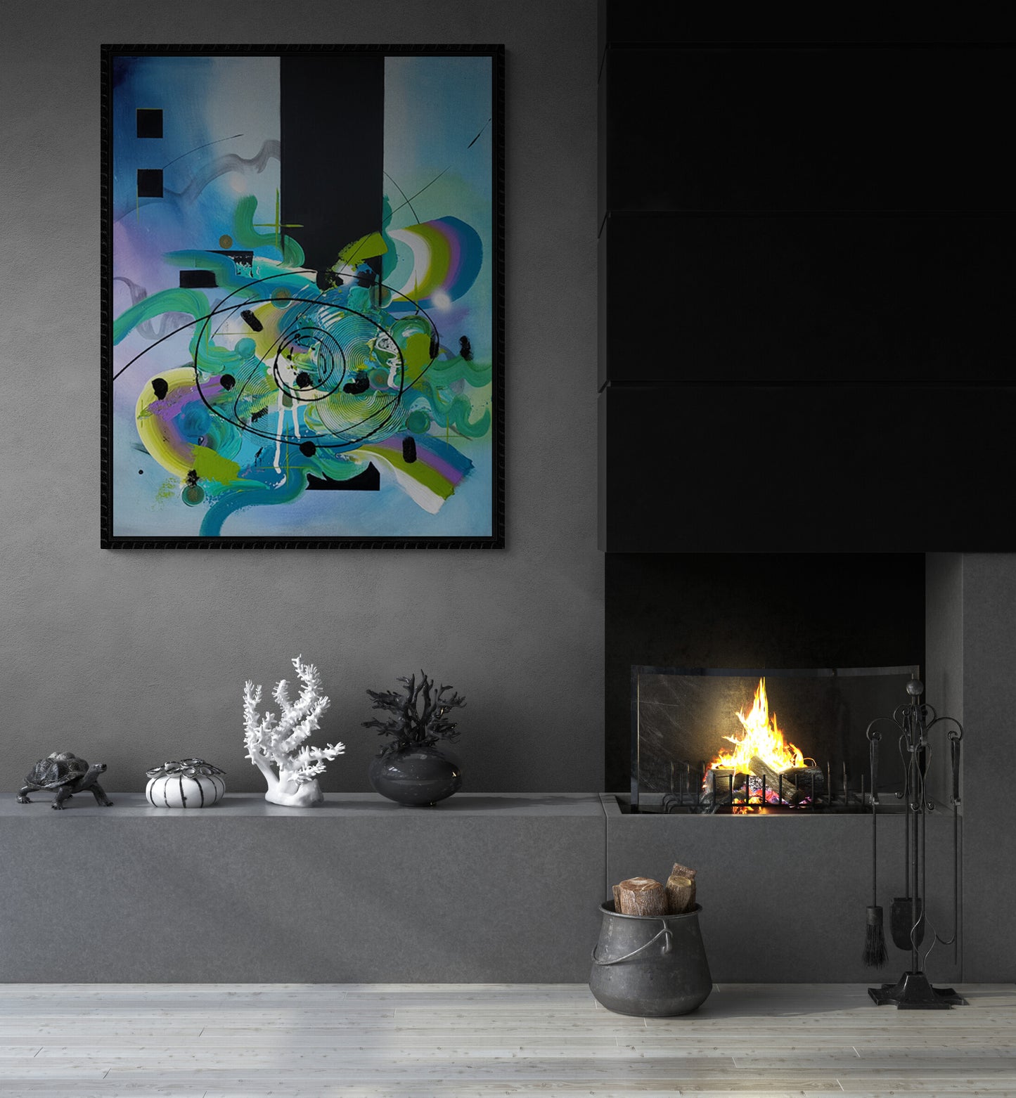 Kinetic Echoes Original Artwork