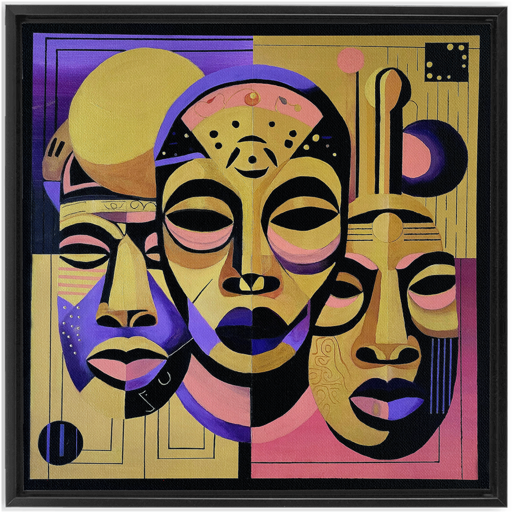 Maasai Framed Canvas Wraps