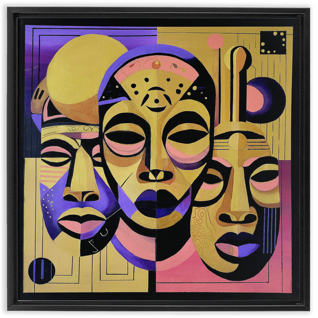 Maasai Framed Canvas Wraps