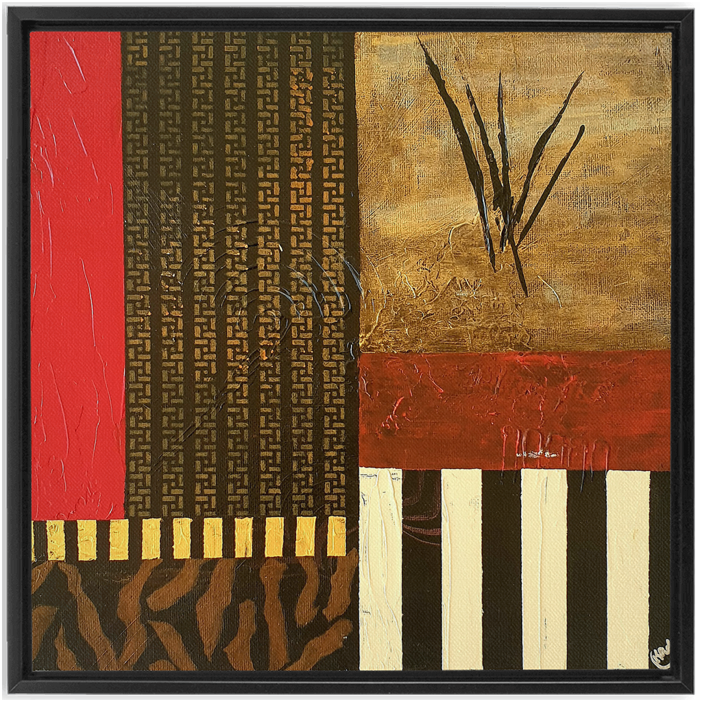 Śānti Framed Canvas Wraps