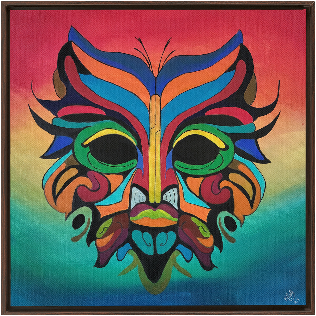 Sun-Da Framed Traditional Stretched Canvas