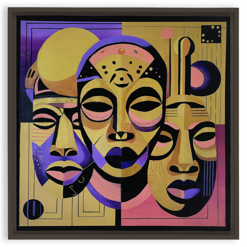 Maasai Framed Canvas Wraps