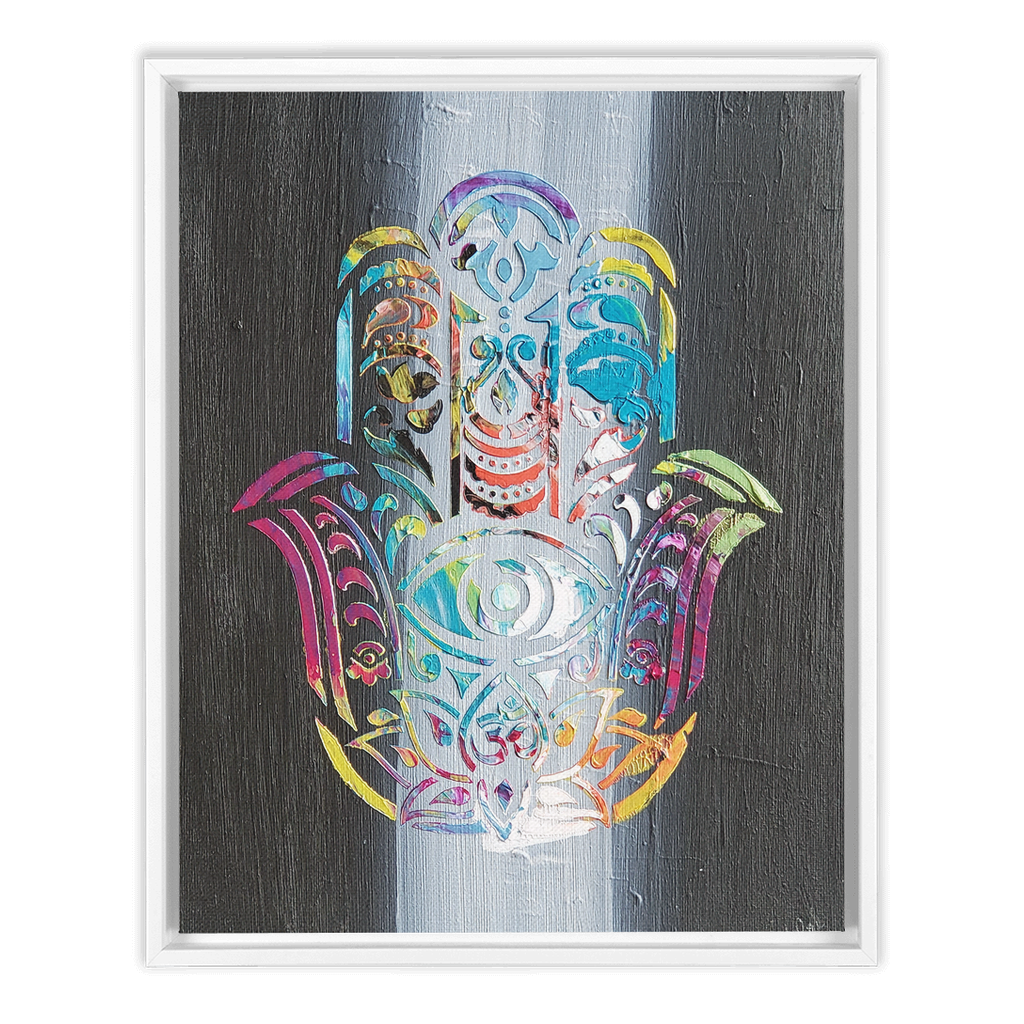 Hamsa I Framed Canvas Wraps