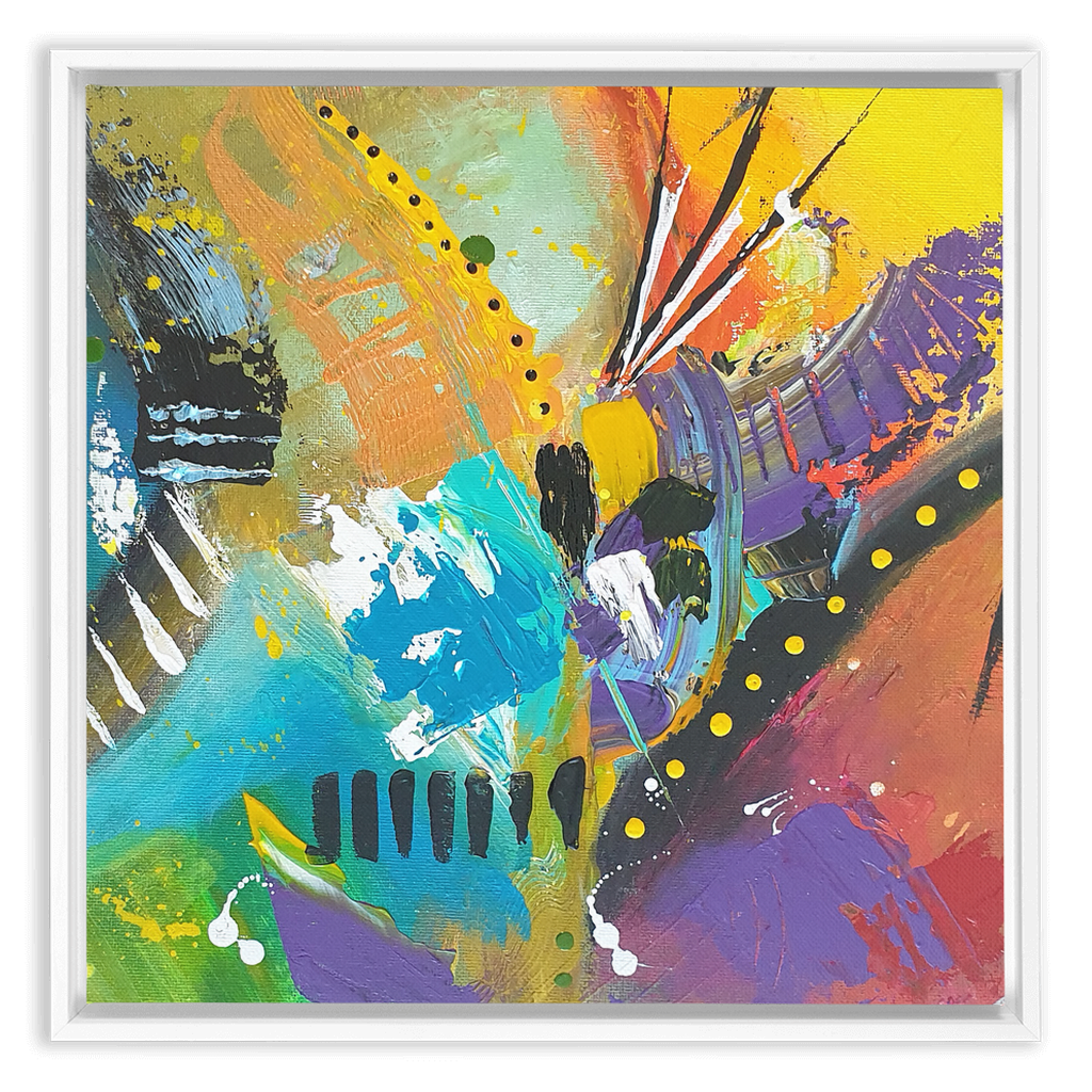 MardiGraz Framed Canvas Wraps