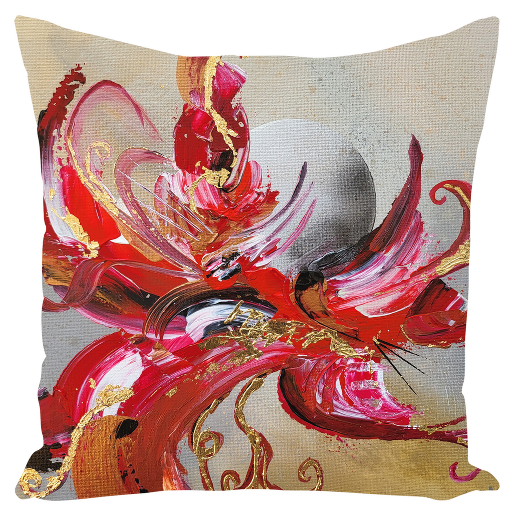 Iridaceae Throw Pillows
