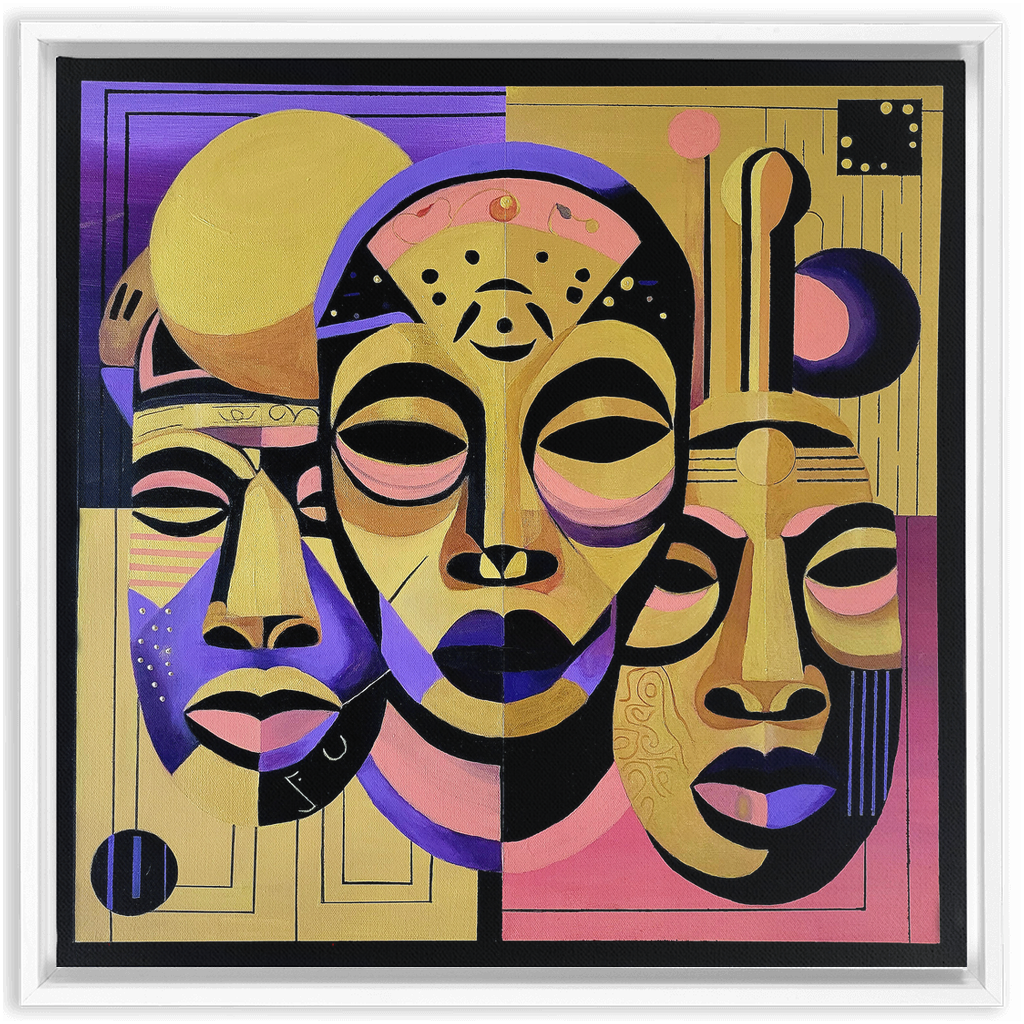 Maasai Framed Canvas Wraps
