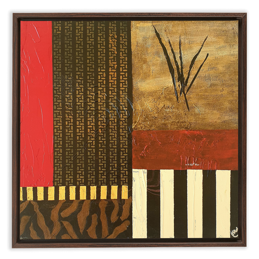 Śānti Framed Canvas Wraps