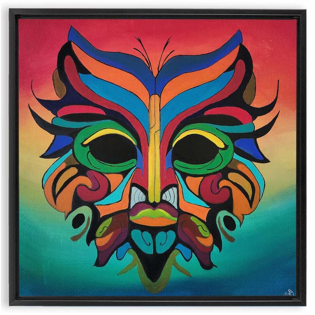 Sun-Da Framed Traditional Stretched Canvas