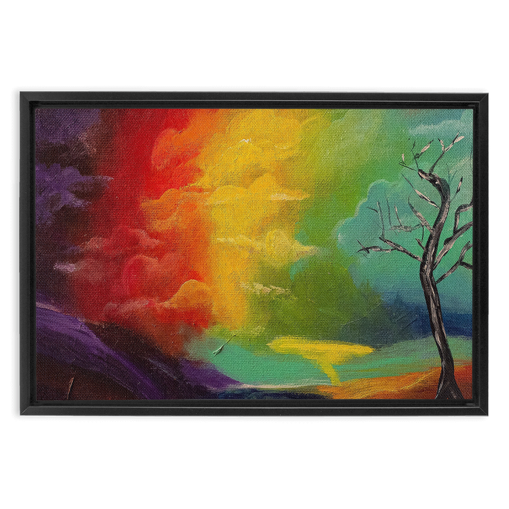 B4TheStorm Framed Canvas Wraps