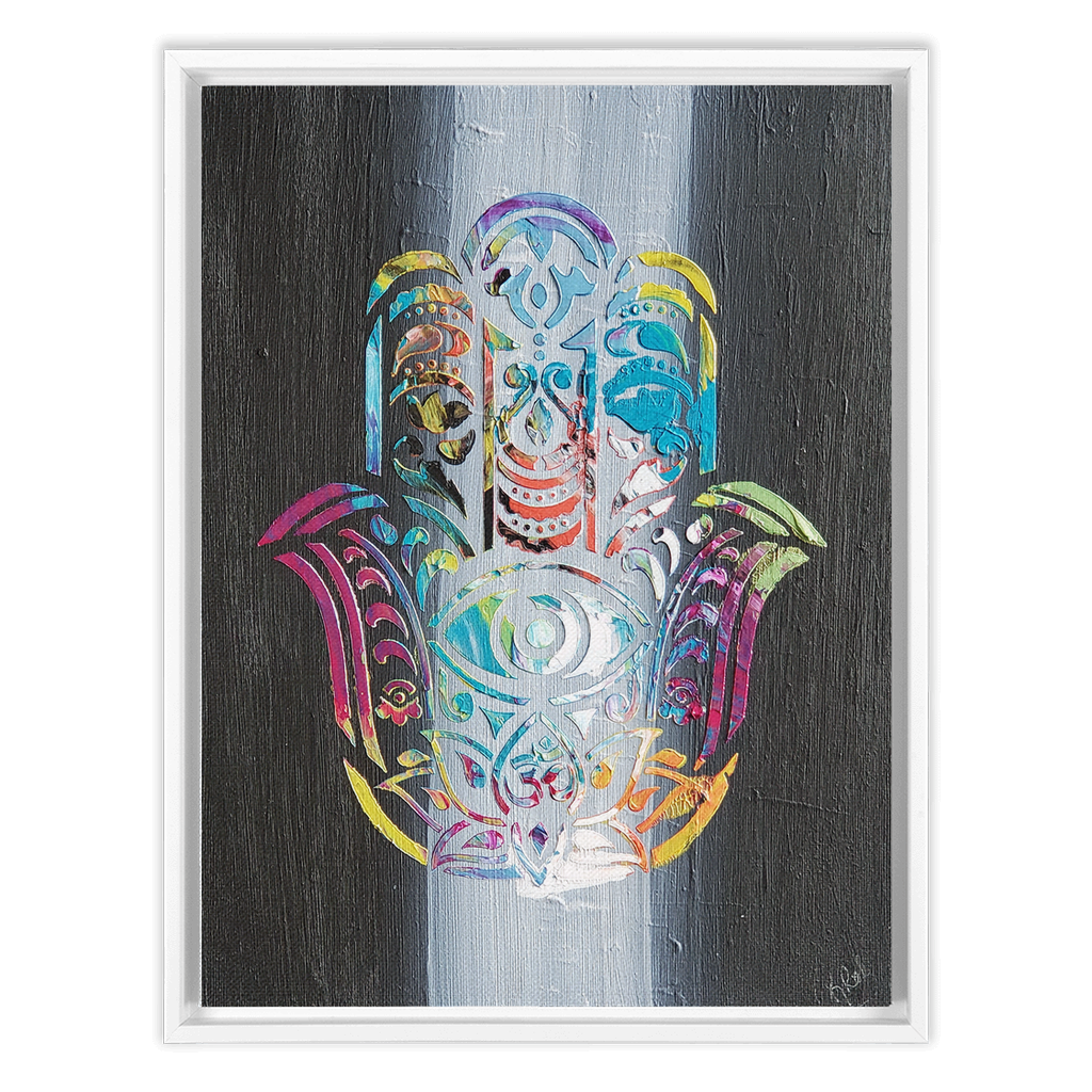 Hamsa I Framed Canvas Wraps