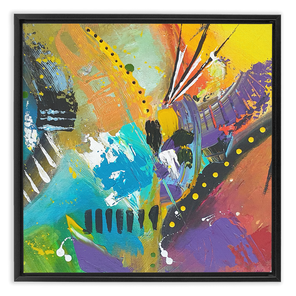 MardiGraz Framed Canvas Wraps