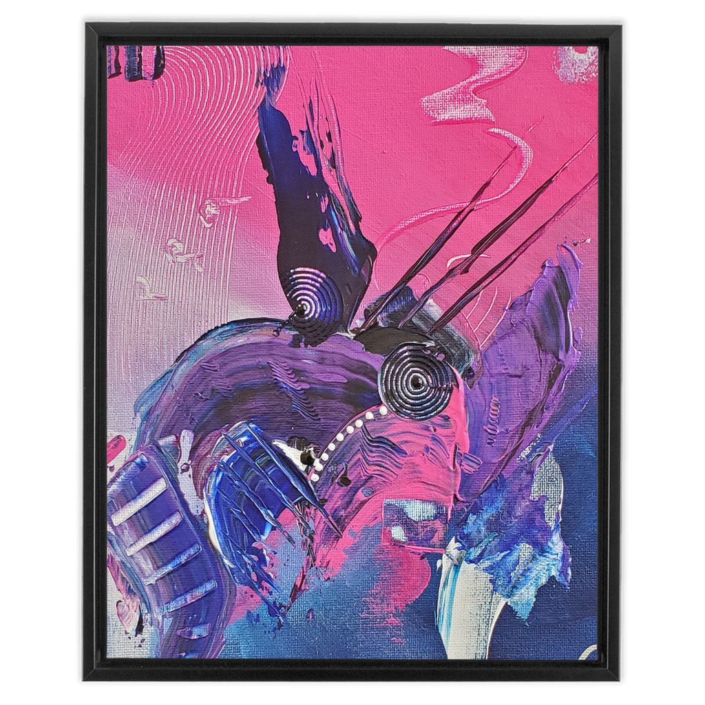 Purple Haze Framed Canvas Wraps