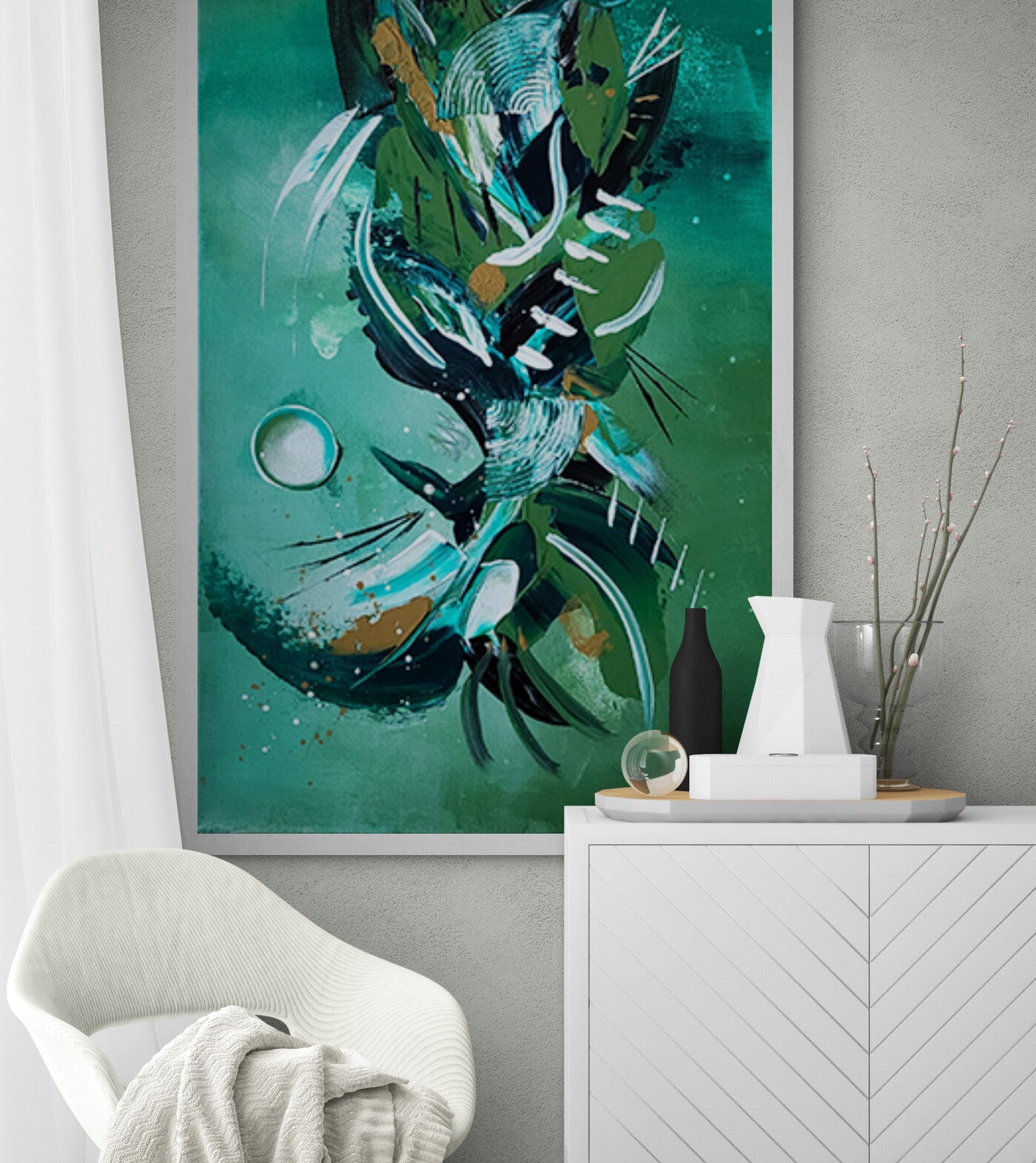 Emerald Serenade Original Artwork