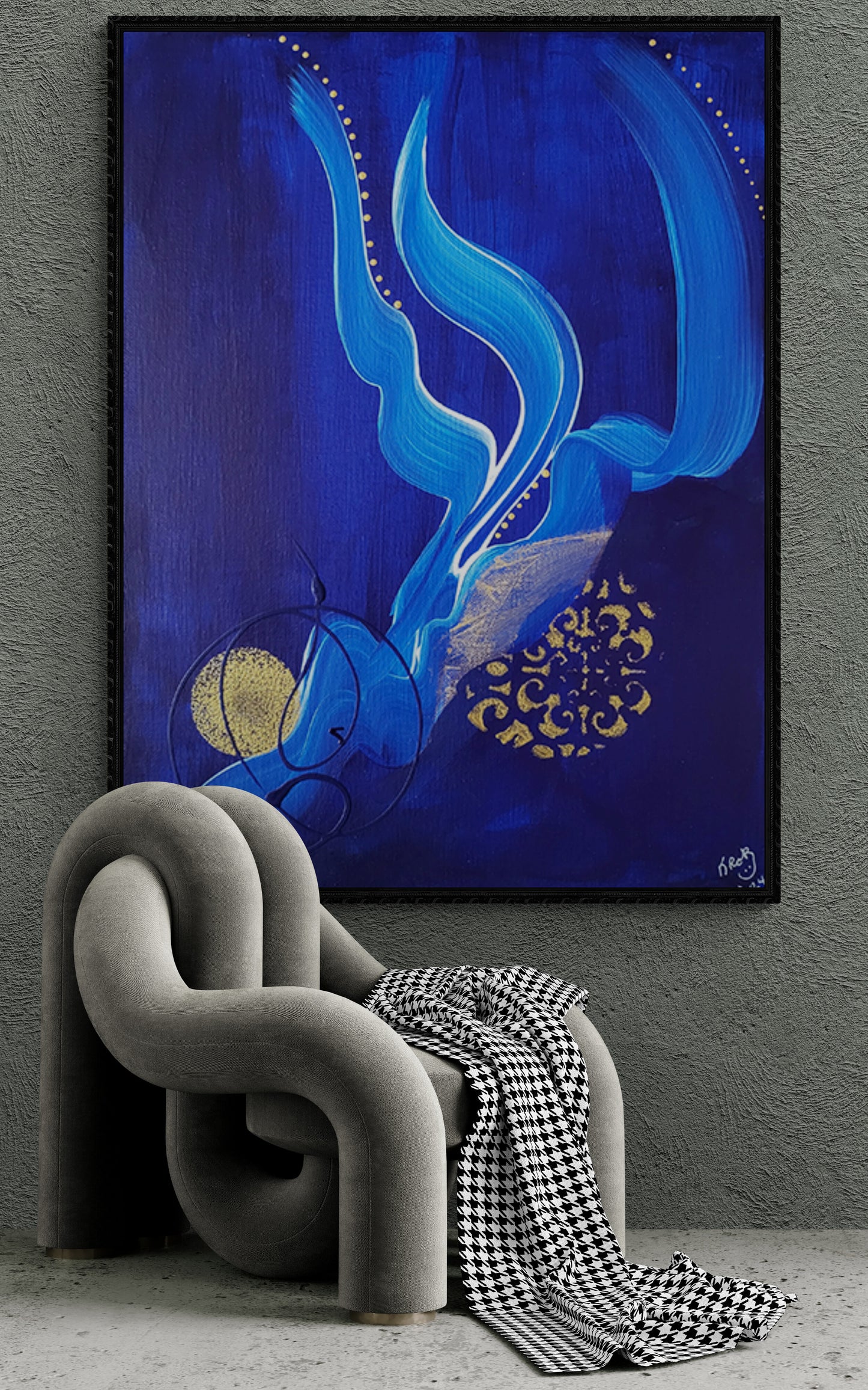 Azure Symphony Original Artwork