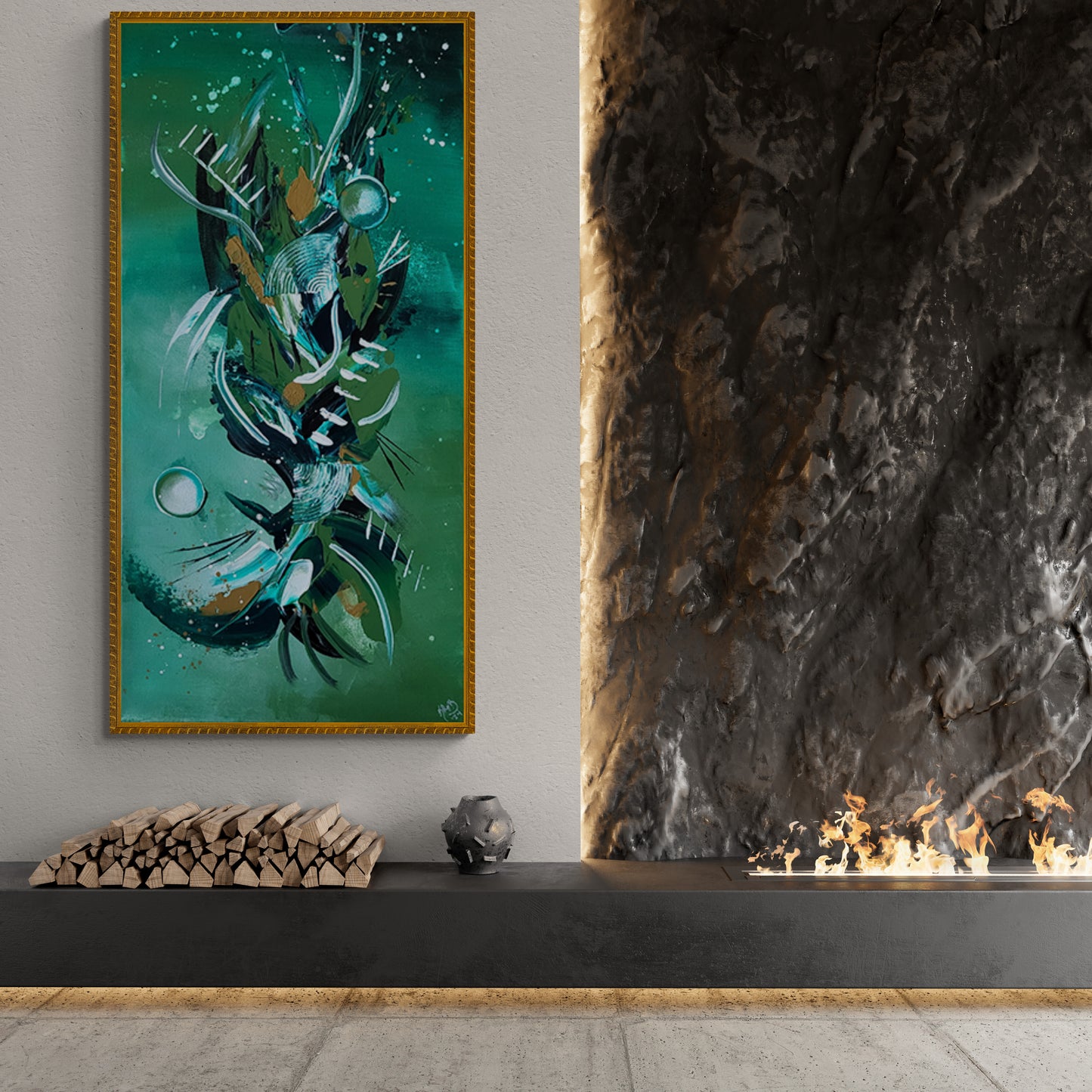 Emerald Serenade Original Artwork