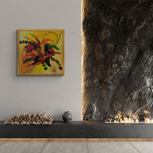 Ember Cascade Original Artwork