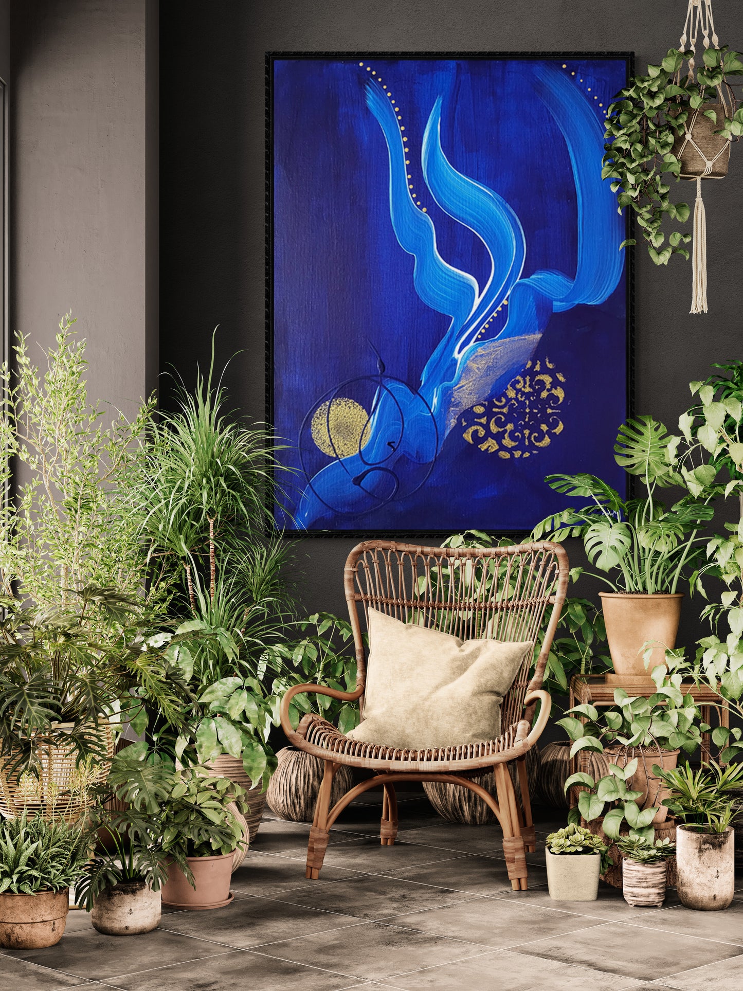 Azure Symphony Original Artwork