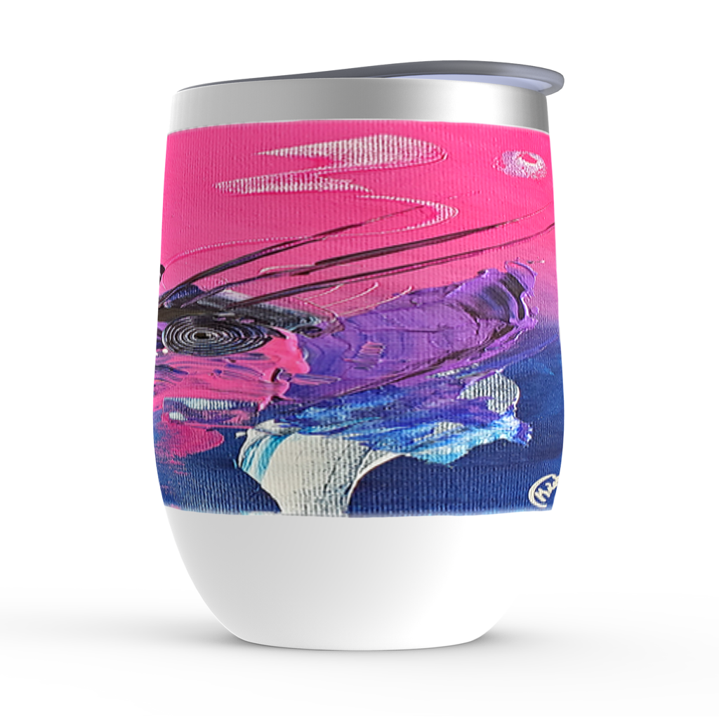 Purple Haze Stemless Wine Tumblers NEW