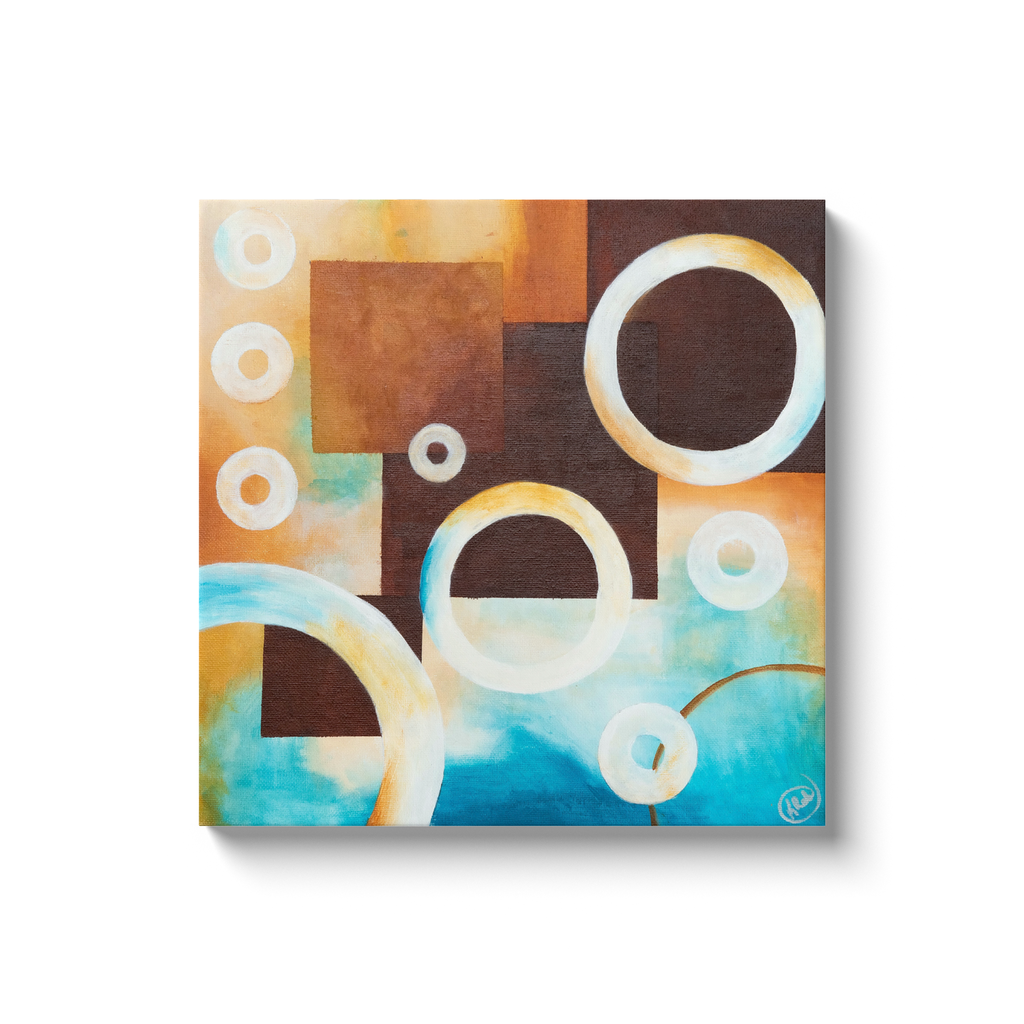 GeoBubbles1 Canvas Wraps
