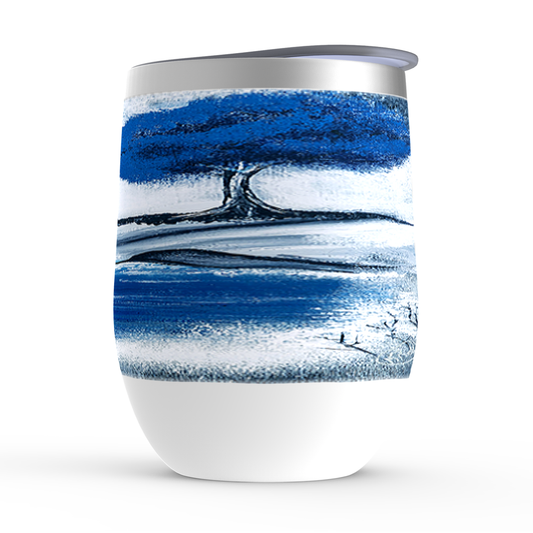 WinterBlue Stemless Wine Tumblers