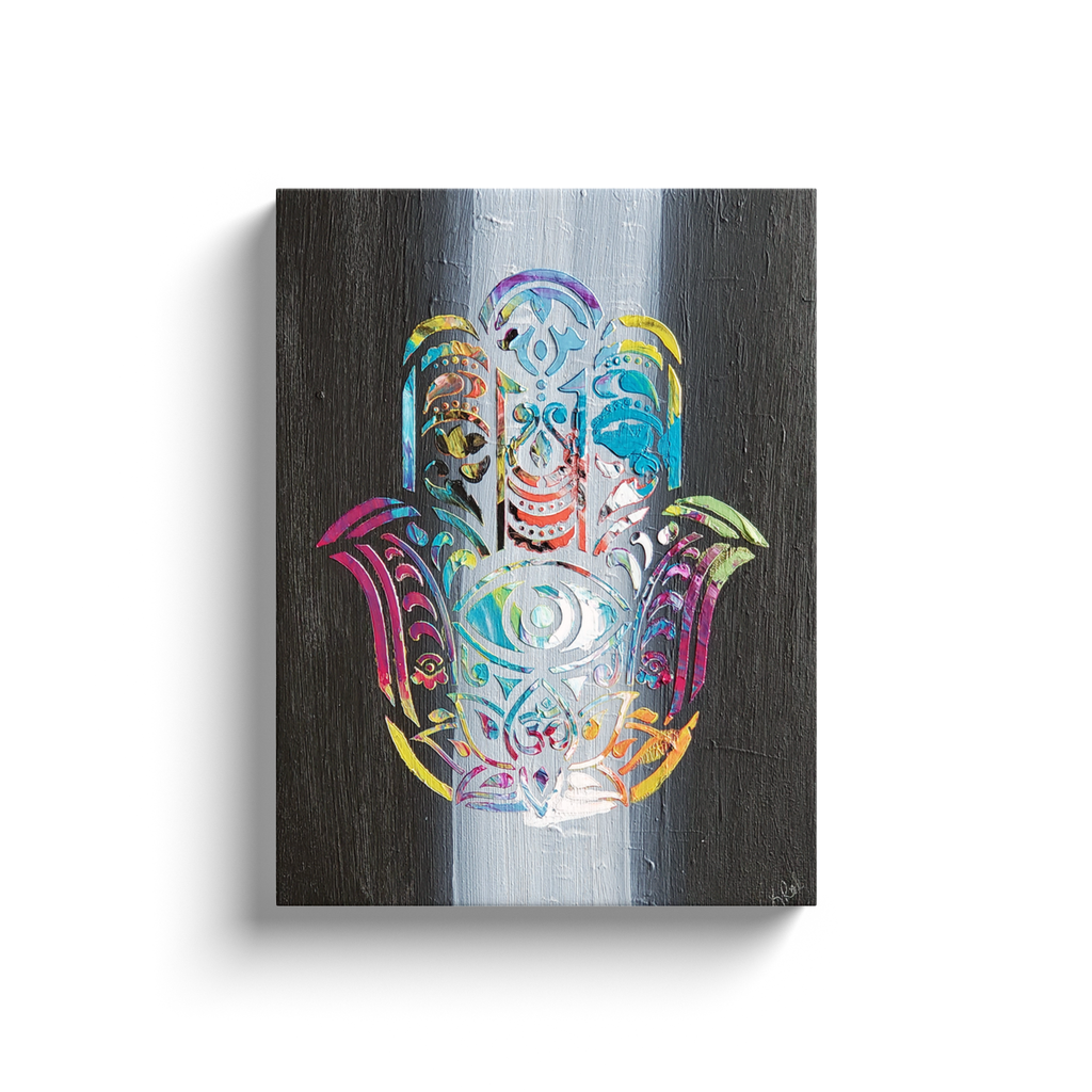 Hamsa I Canvas Wraps