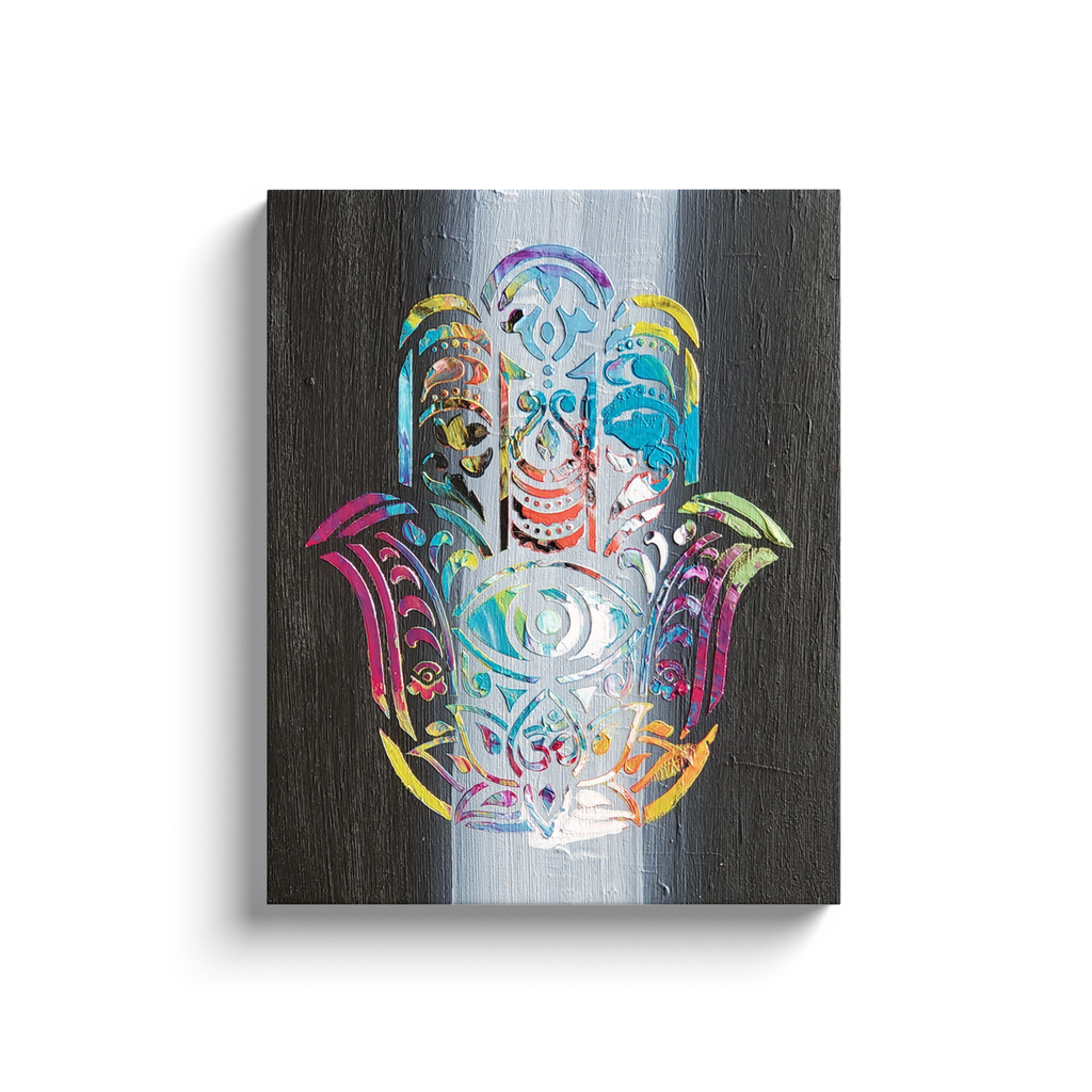 Hamsa I Canvas Wraps