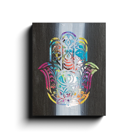 Hamsa I Canvas Wraps
