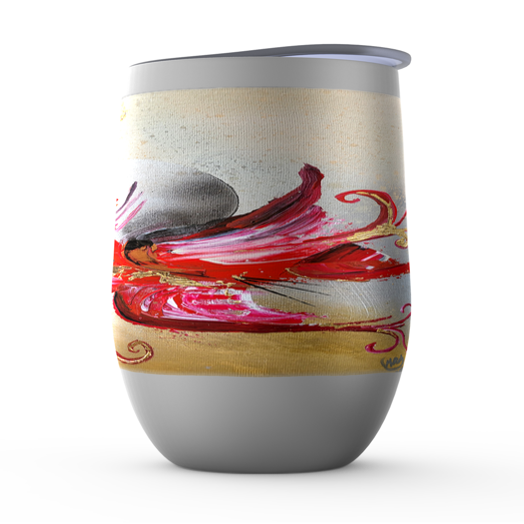 Iridaceae Stemless Wine Tumblers